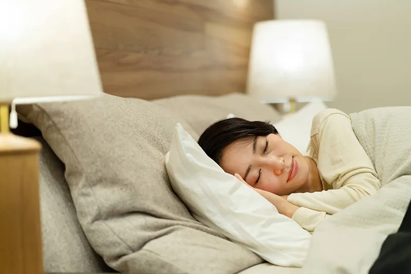 副交感神経を優位にして睡眠の質向上